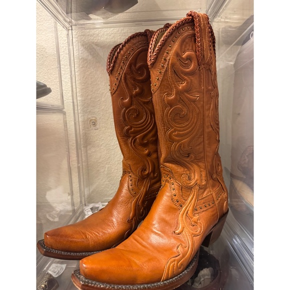 Authentic Lucchese Bootmaker women’s cowboy boots — brand new, NEVER WORN, with - Picture 2 of 6